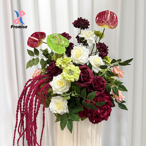 Bola Artificial de Seda Moderna y Hermosa, Colorida, con Diseño de Loto y Peonía, para Decoración de Bodas, Hogar y Hoteles, Color Personalizado, Larga Duración - Product Image 1