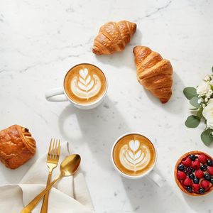 Juego de 4 <span class=keywords><strong>Tazas</strong></span> de Café de Cerámica con Relieve Pyrilo de 14 oz, Libres de Plomo, Aptas para Microondas y Lavavajillas, para Hogar, Oficina, Bodas, Regalos de Inauguración, Té - Product Image 3