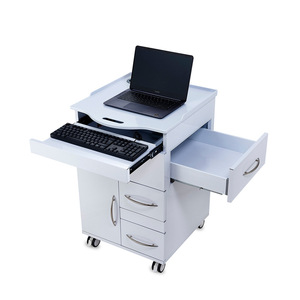 Gabinete Médico Dental Móvil 515x575x815mm con 4 Cajones, Carro de Almacenamiento de Equipo Hospitalario con Ruedas para Uso Clínico - Product Image 2