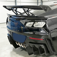 Aileron de coffre arrière en fibre de carbone de haute qualité, style A, compatible avec Chevrolet Corvette C7 C6 C8