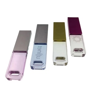 High Quality Wholesale Custom Cheap Crystal Acrylic Usb Flash Drives with 2D 3D logo