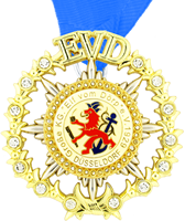 Médailles de la marine et de l'armée de l'air AUTO CRIME en alliage de zinc émaillé doux personnalisé, sablage, trophée pour le jour de Thanksgiving