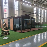 Maison mobile pliable et extensible de luxe en conteneur préfabriqué 20FT 40FT