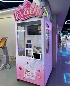 ตู้จำหน่ายไอศกรีมอัตโนมัติ IPLAYSMART รุ่น Smart Robot 3 รสชาติ พร้อมบริการเช่า ระบบสั่งซื้อแบบหยอดเหรียญ หน้าจอสัมผัส ระบบจัดการผ่านคลาวด์ - Product Image 2