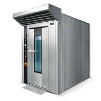 Four rotatif commercial électrique de haute qualité à 32 plateaux pour boulangerie, équipement de cuisson pour pain et pizza