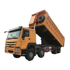 中国重汽HOWO Nx Tx Max轻型重型新款二手6X4 8X4柴油10 12轮拖拉机翻车机翻斗采矿翻车机自卸车 - Product Image 1