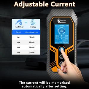 Chargeur EV portable Feyree 11 kW Type 2 16A, réglable, avec contrôle WiFi par application, niveau 2, chargeur rapide portable pour voiture électrique - Product Image 4