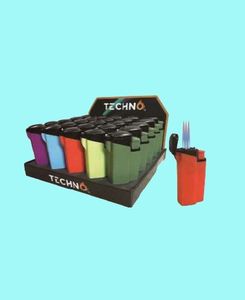 Encendedor de antorcha de tres fuegos recargable de Gas multifuncional a prueba de viento de moda de envío rápido al por mayor para barbacoa de Camping al aire libre - Product Image 5