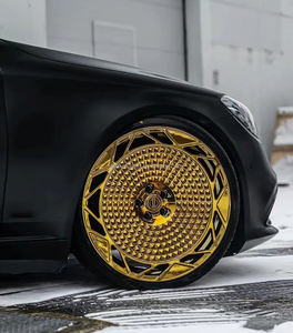 Jante en alliage forgé personnalisée de 20 pouces, édition <span class=keywords><strong>or</strong></span> 24 carats, 5x112, pour Benz Classe S S450 Maybach W222 S500 E Gls Gle S680 S300 - Product Image 2