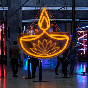 Ücretsiz tasarım kaplan tavşan <span class=keywords><strong>Neon</strong></span> doğrudan satış festivali parti Styling işık işaretleri manzara işıkları mutlu Diwali özel <span class=keywords><strong>Neon</strong></span> ışıkları - Product Image 6