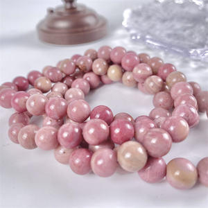 <span class=keywords><strong>Nouvelle</strong></span> Arrivée Produit Perles Polies 8mm Rhodonite Bracelet Bijoux de Guérison pour les Femmes Cadeau de Beauté - Product Image 4