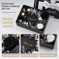 Kotak Hadiah Kosmetik Natal Bunga Mawar Abadi OEM/ODM Kustom - Elegan Tahan Lama 3-5 Tahun Penjualan Langsung Pabrik