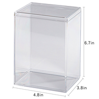 Offre Spéciale : Boîtes en Plastique Transparent et Rigide (PS) Écologiques et Adorables pour Présentoirs de Jouets Pop, Rangement en Magasin et Vitrines de Vêtements