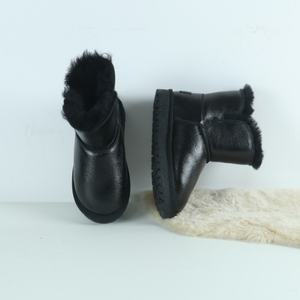 Bottes <span class=keywords><strong>de</strong></span> <span class=keywords><strong>neige</strong></span> pour enfants en peau <span class=keywords><strong>de</strong></span> mouton véritable, antidérapantes pour des températures allant jusqu'à-<span class=keywords><strong>20</strong></span> °C - Product Image 5