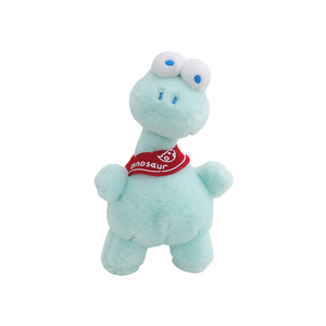 Set di 3 Peluche Dinosauro con Occhi Mobili in Colori Pastello, Bambole Dino Ricamate con Bandana in Colori Misti per Negozi di Regali, Ingrosso per Tutte le Età - Product Image 2