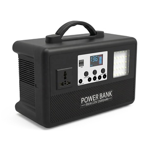 Station d'alimentation portable LiFePO4 300W 192Wh avec onduleur à onde sinusoïdale modifiée pour l'énergie solaire, alimentation de secours pour usage extérieur - Product Image 1