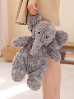 4 lb personnalisé éléphant en peluche pondéré animaux en peluche jouet pour l'anxiété lourd peluche grand gris lavande pondéré éléphant oreiller