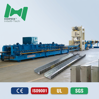 Máquina Servoalimentada para Bandejas y Canaletas de Cables Sin Desperdicio, de 50-600 mm, de Acero Galvanizado en Frío