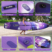 Planche de paddle gonflable DAMA Aurora Purple 11'6 34 pouces 450LBS pour toute la famille, directement du fournisseur Source Brand