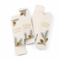 Boîte pliante moderne de luxe personnalisée en carton recyclable avec impression dorée en relief pour emballage de cosmétiques, cadeaux et vente au détail