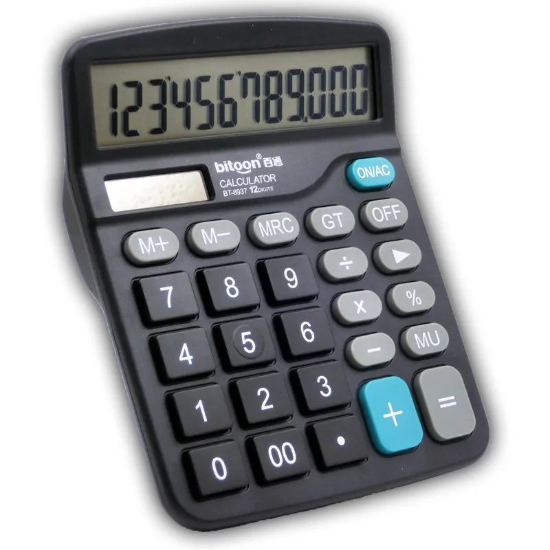 Custom office financial function tables calculator 12-digit electronic calculator