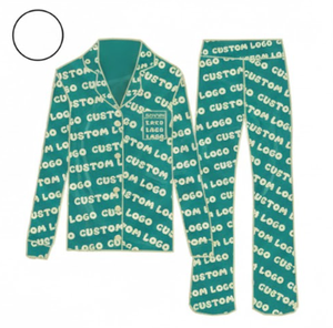 Pigiama da Donna Personalizzato in Cotone a Maniche Lunghe Set da Notte Morbido Abbigliamento da Casa - Product Image 1