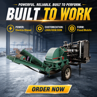 Broyeur de bois mobile diesel CMX-1000 avec pneus 650R16 x2 pour grossistes en machines - Garantie Alibaba Trade Assurance