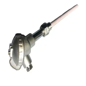 0-1600C 16Mm Diameter Thermocouple Tipe S/R/B dengan Thread