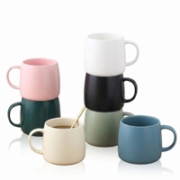 Production en masse de mugs modernes, vente en gros de mugs créatifs, mugs cadeaux, tasses en grès, usine, MOQ flexible