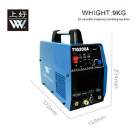 Nouvelle machine à souder TIG à inverter DC Shanghao TIG200A pour l'acier inoxydable, haute précision, automatique, Miller