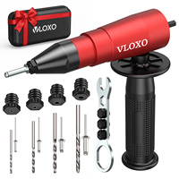 Kit Adaptador de Remachadora Eléctrica Profesional VLOXO, Accesorio de Remachado para Taladro de Alta Resistencia con 160 Remaches Ciegos