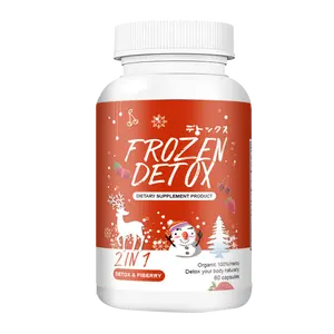 Frozen Detox Slimming Capsule Adult Weight Loss Diet Pills with Skin Whitening Collagen & Herbal Fat Burn Beauty Product