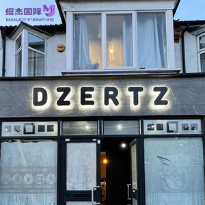 流行商店名称板设计亚克力Led标牌电子信板磨砂亚克力标牌 - Product Image 1