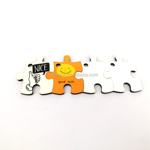 Pièce de <span class=keywords><strong>puzzle</strong></span> imprimée personnalisée <span class=keywords><strong>porte</strong></span>-clés en <span class=keywords><strong>bois</strong></span> ébauches de sublimation à un prix - Product Image 4