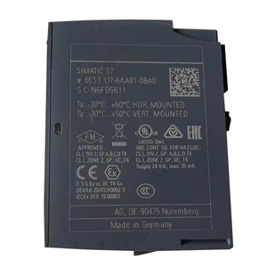 6ES7137-6AA01-0BA0 <span class=keywords><strong>ET</strong></span> <span class=keywords><strong>200SP</strong></span>, <span class=keywords><strong>CM</strong></span> <span class=keywords><strong>PTP</strong></span>, PU 1 Neuf d'origine Garantie 1 an Les institutions professionnelles peuvent être fournies pour les tests - Product Image 1