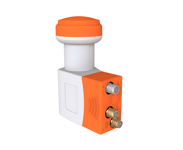 GKF-4000W Digital 3G Optical LNB HD Ready 10.70-12.75 GHz Input 100-3000 MHz Output for Satellite TV Receivers Made of Plastic