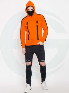 Sudadera con Capucha Personalizada al por Mayor para Hombre, Impermeable, Cómoda, con Cierre y Logotipo Personalizado - Ropa Casual de Buena Calidad - Product Image 4