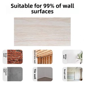 Carrelage flexible <span class=keywords><strong>en</strong></span> porcelaine douce effet <span class=keywords><strong>pierre</strong></span>, design moderne à lignes carrées, antidérapant, écologique, pour intérieur, salon, hôtel, découpable sur mesure - Product Image 4