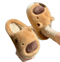 Produit très vendu Pantoufles mignonnes Pantoufles avec animaux pour enfants Pantoufles en peluche pour la famille