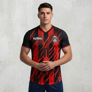 Maillot de football TOP 2026, nouveau design, séchage rapide, maille respirante, sublimation de qualité supérieure, anti-humidité, pour hommes - Product Image 1