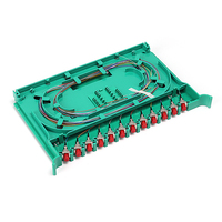 Empalmador de fusión de bandeja de empalme de fibra óptica FC de 12 núcleos para ODF con conector Pigtail SC Conector LC Uso al aire libre para redes FTTH