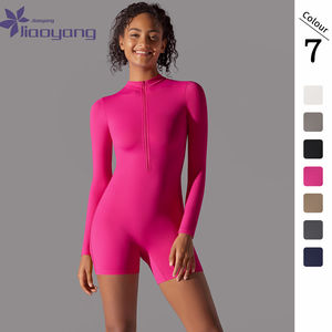 2024 nouveau à venir Fashional femmes Yoga Fitness <span class=keywords><strong>combinaison</strong></span> exercice actif porter adulte entraînement <span class=keywords><strong>combinaison</strong></span> sport <span class=keywords><strong>Shorty</strong></span> pantalon pour Yoga - Product Image 2