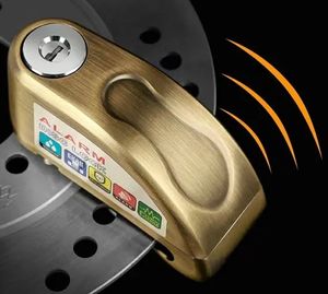 Lucchetto Antifurto Portatile per Bicicletta con <span class=keywords><strong>Allarme</strong></span> di Sicurezza Keyless, <span class=keywords><strong>Bloccadisco</strong></span> per Mountain Bike e Monopattino Elettrico - Product Image 2