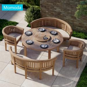 Set Tavolo <span class=keywords><strong>da</strong></span> <span class=keywords><strong>Giardino</strong></span> Ovale Moderno di Lusso <span class=keywords><strong>in</strong></span> <span class=keywords><strong>Legno</strong></span> Massello di Teak, Mobili <span class=keywords><strong>da</strong></span> Esterno per Patio, Set Tavolo e Sedie Estensibile <span class=keywords><strong>da</strong></span> 10 Posti per Cortile e Villa - Product Image 6