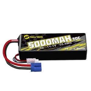 <span class=keywords><strong>Batterie</strong></span> Lipo Newyenk 3S 5000mah 70C 100% LCO pour voitures RC FPV, avions et drones - Product Image 1