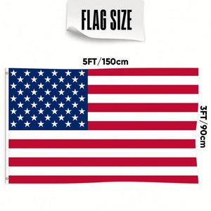 Best-Selling United States <b>Flag</b> America US <b>Flag</b> Polyester 3x5ft High Quality Printing for Outdoor Decor - Product Image 2