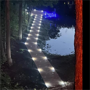 Năng lượng mặt trời boong ánh sáng ngoài trời IP68 thiết kế tối giản nhôm đánh dấu đèn cho bước vỉa hè và con đường linh hoạt màu sắc - Product Image 6