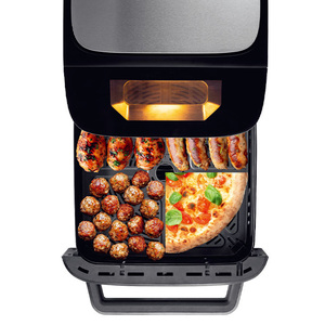Nouvelle <span class=keywords><strong>Friteuse</strong></span> à Air Chaud Intelligente 7L, Four Multifonction Électrique, Appareil de Cuisine Français, Machine à Pizza en Acier Inoxydable pour Usage Domestique - Product Image 4