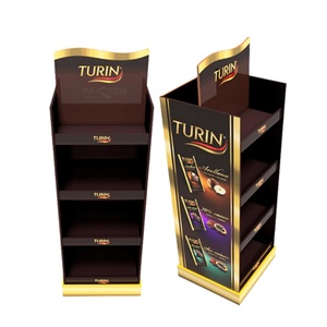 ชั้นวางสินค้าแบบกำหนดเองรุ่นใหม่ล่าสุด ทำจากกระดาษลูกฟูกสำหรับวางบนพื้น เหมาะสำหรับชุดชั้นใน กาต้มน้ำ ดีไซน์โดดเด่นเป็นเอกลักษณ์ - Product Image 4