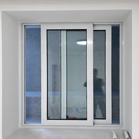 Ventanas Corredizas Horizontales Modernas de PVC con Aislamiento y Doble Acristalamiento, Personalizadas ODM/OEM para Venta al Por Mayor Comercial